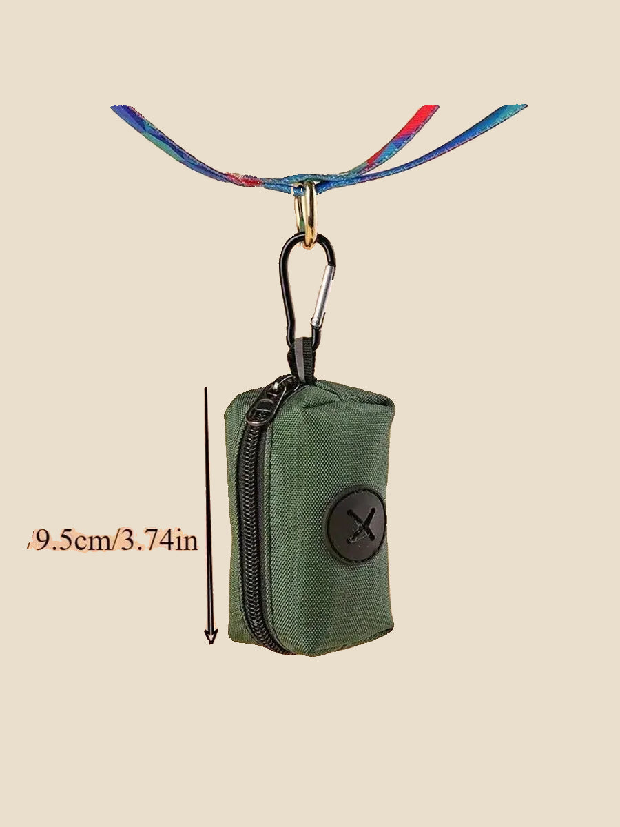 Portable Waste Bag Dispenser with Leash Clip