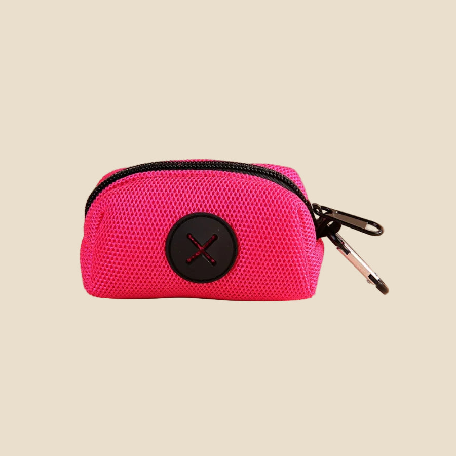 Portable Waste Bag Dispenser with Leash Clip
