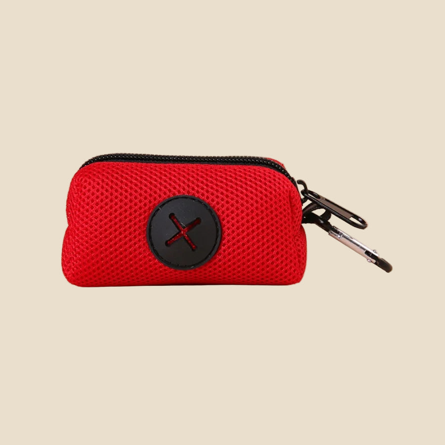Portable Waste Bag Dispenser with Leash Clip