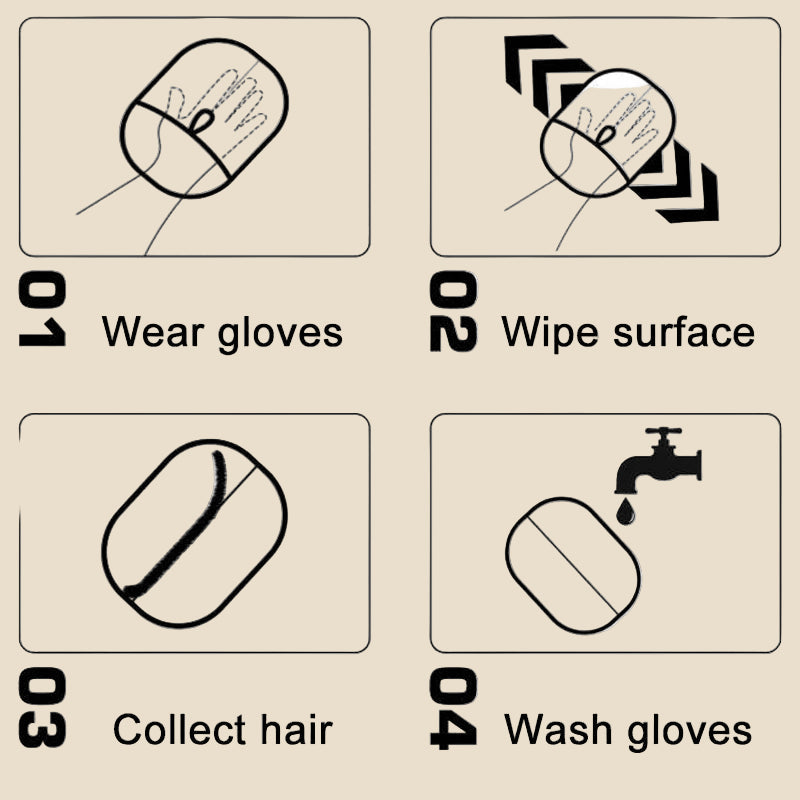 Double-Sided Pet Grooming Glove