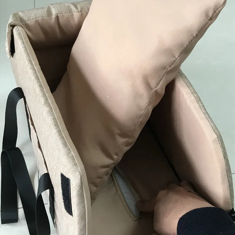 Pet Car Seat Booster with Safety Strap