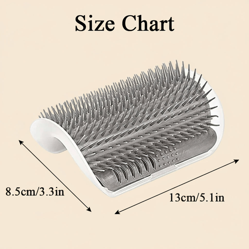 Cat Corner Brush & Scratcher Comb