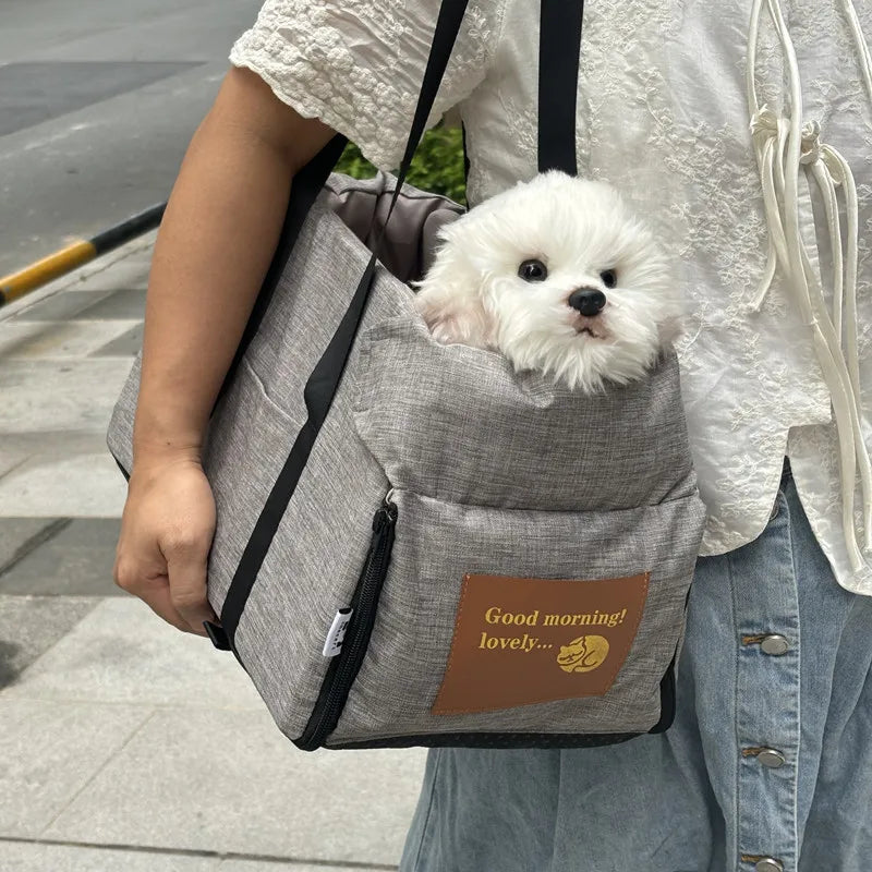 Pet Car Seat Booster with Safety Strap
