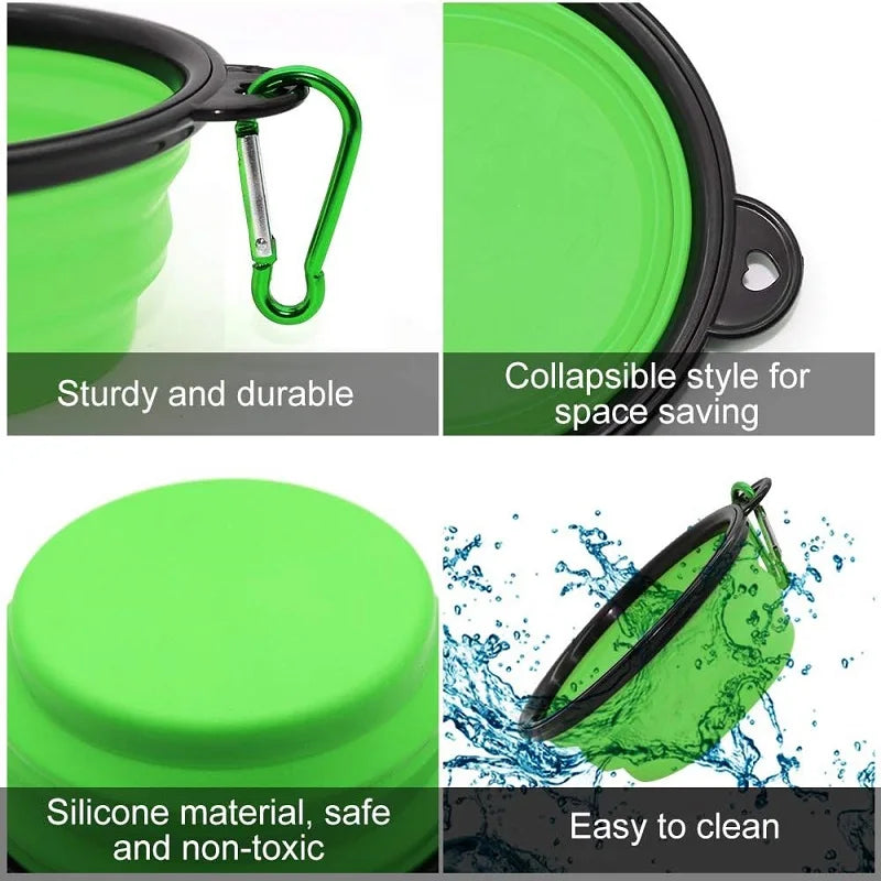 Folding Silicone Pet Travel Bowl