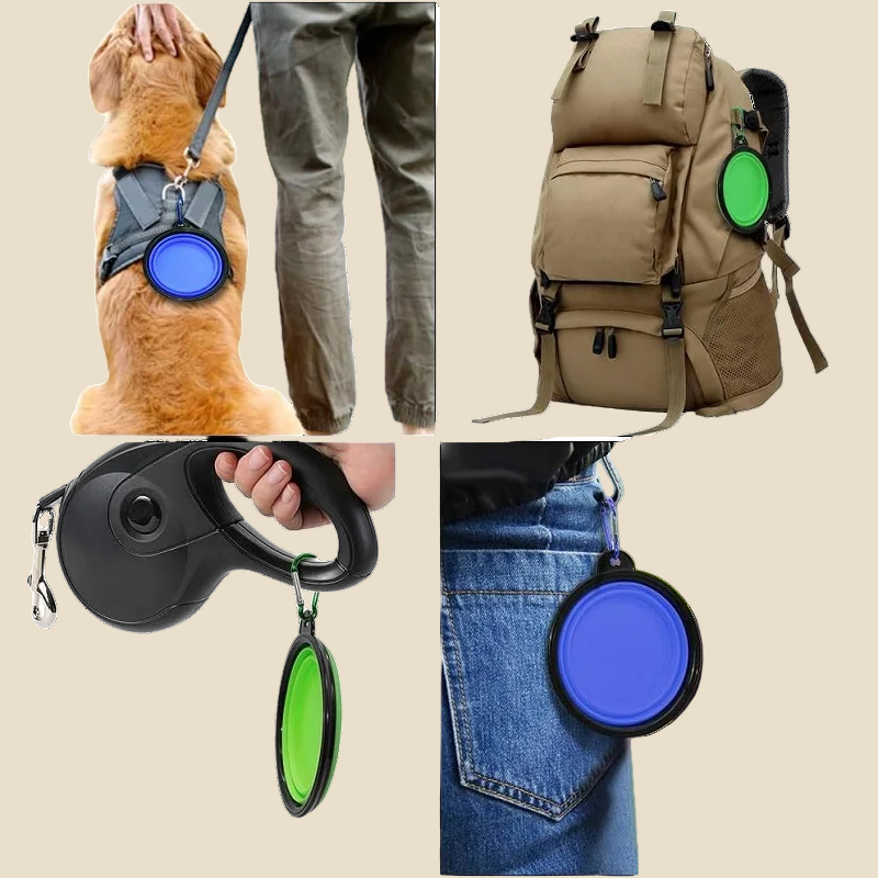 Folding Silicone Pet Travel Bowl