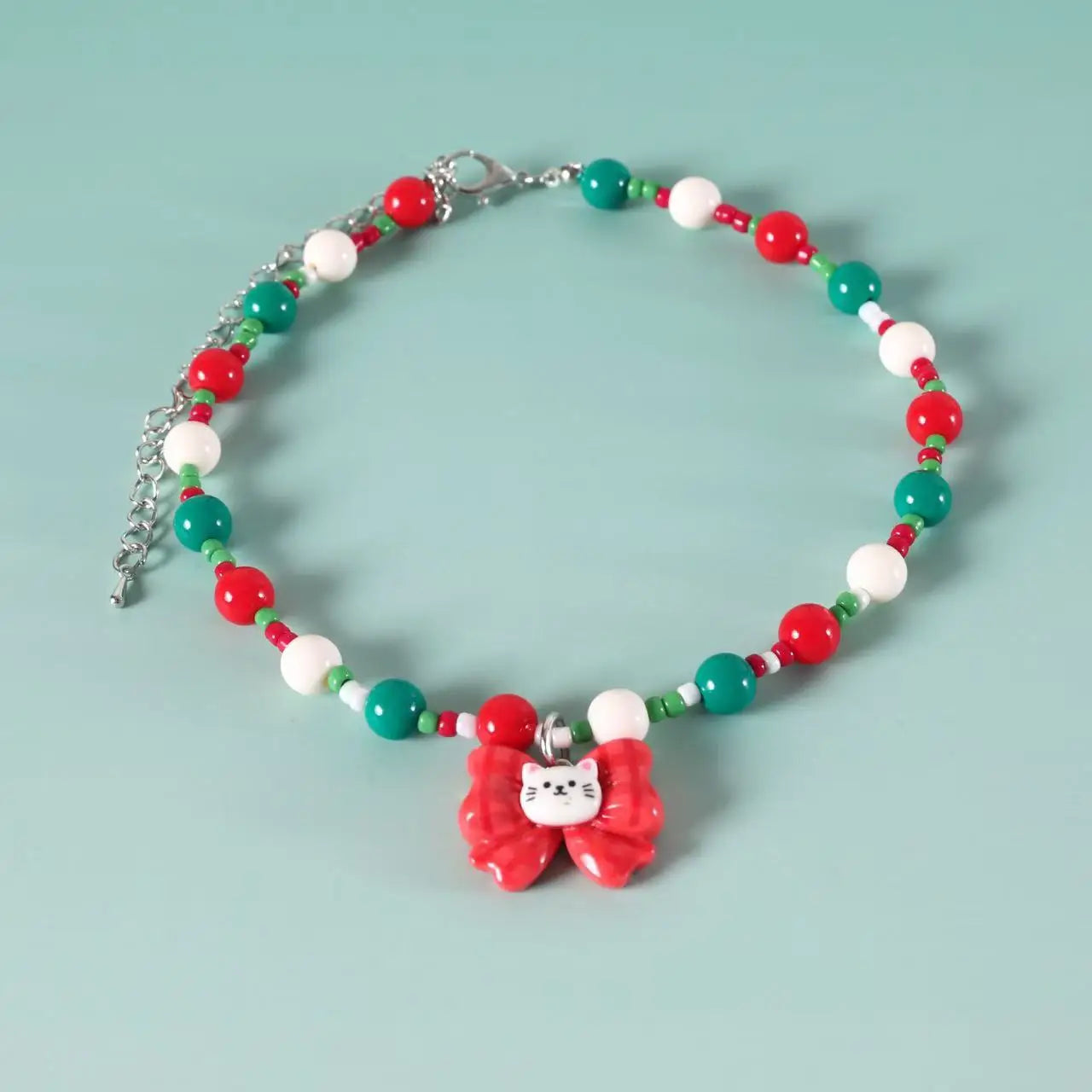 Christmas Bead Necklace