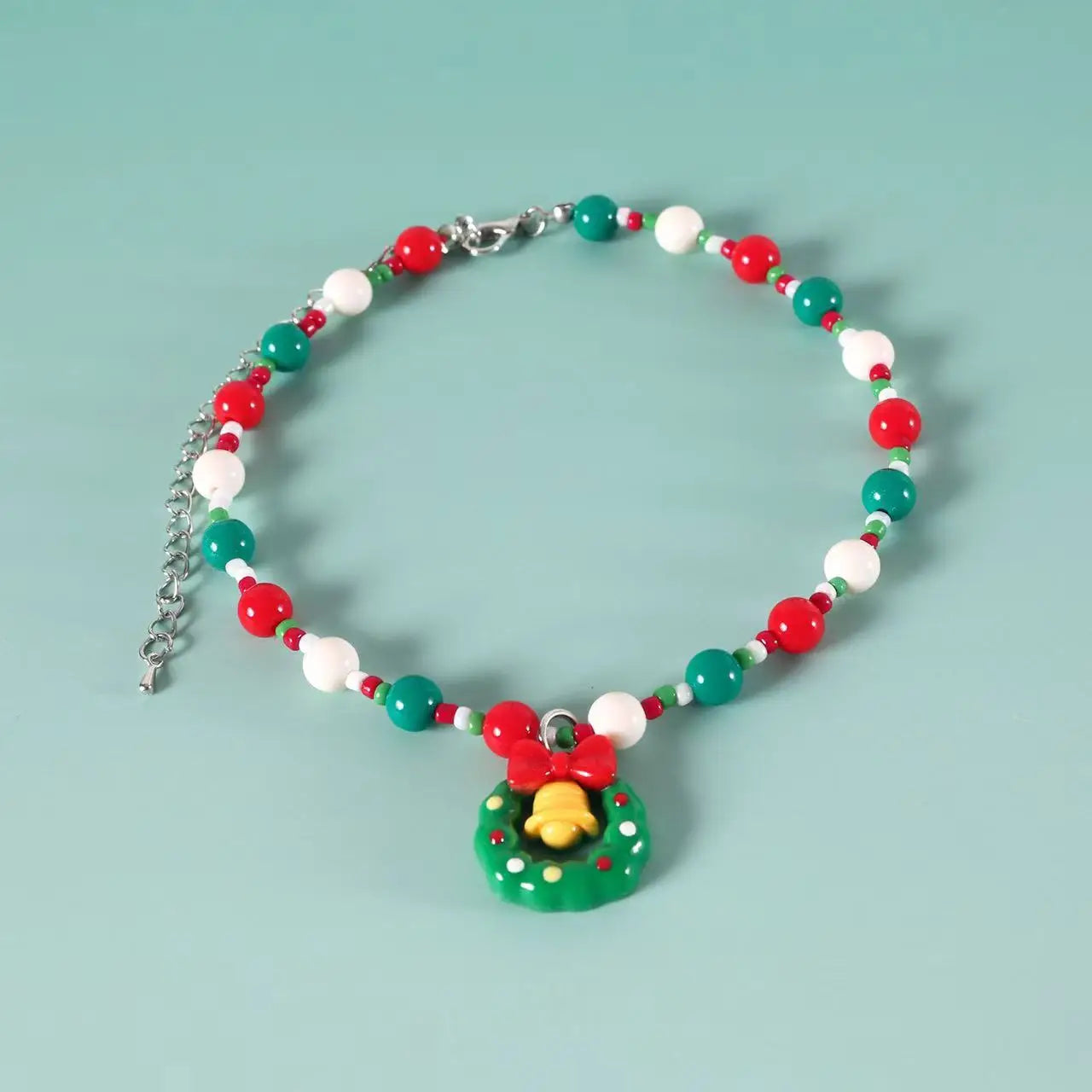 Christmas Bead Necklace