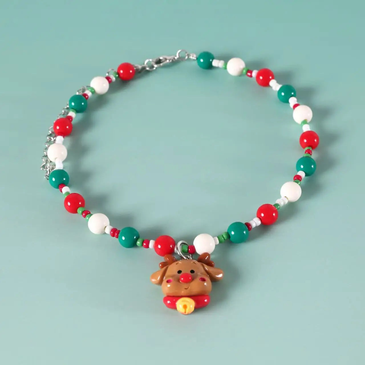 Christmas Bead Necklace