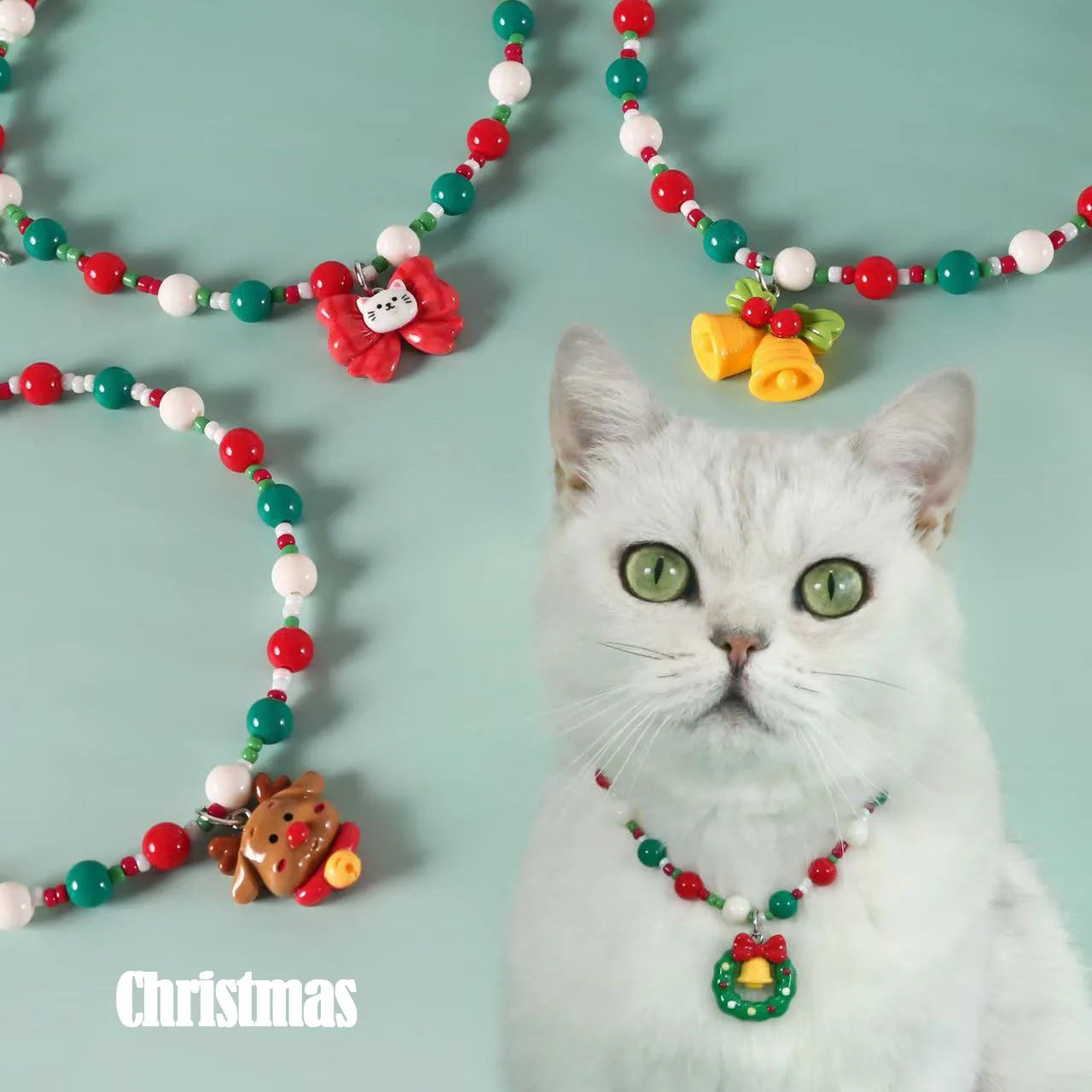 Christmas Bead Necklace