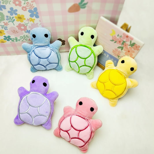 Squeaky Turtle Plush Toy