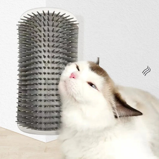 Cat Corner Brush & Scratcher Comb