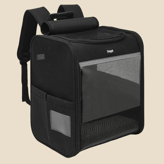 Pet Backpack Carrier with Mesh Windows