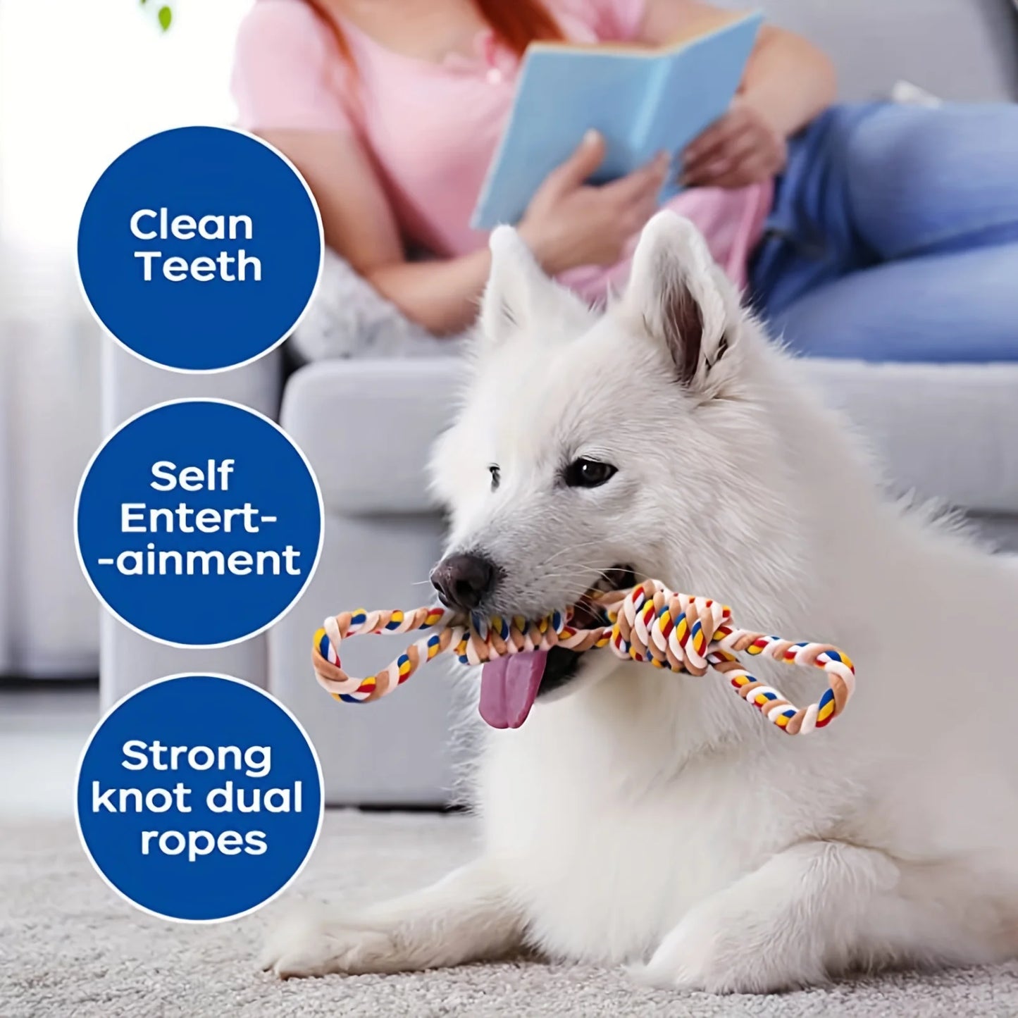 Rope Chew Toy for Dogs